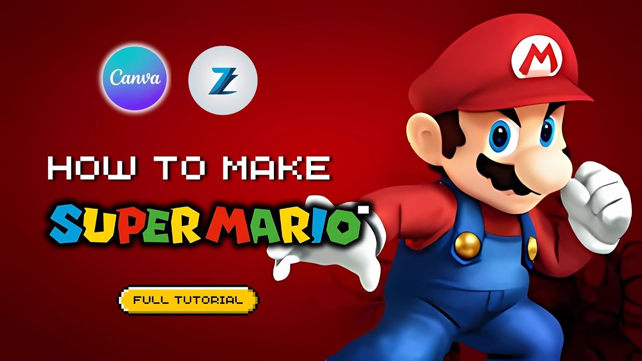 How to Make a Mario Game in Canva | Full Tutorial