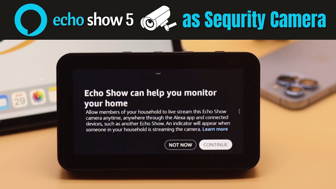 Настройка Amazon Echo Show 5 в качестве камеры безопасности (мониторинг Alexa Home)