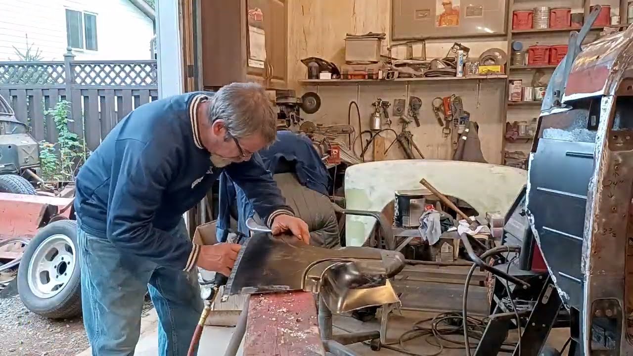 REBUILDING THE '51 CHEVY LEFT COWL & A PILLAR PT. 2