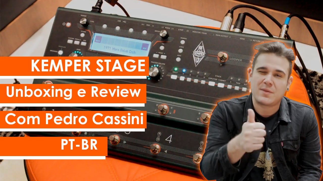 Kemper Stage  | Unboxing e Review | Com Pedro Cassini | PT-BR