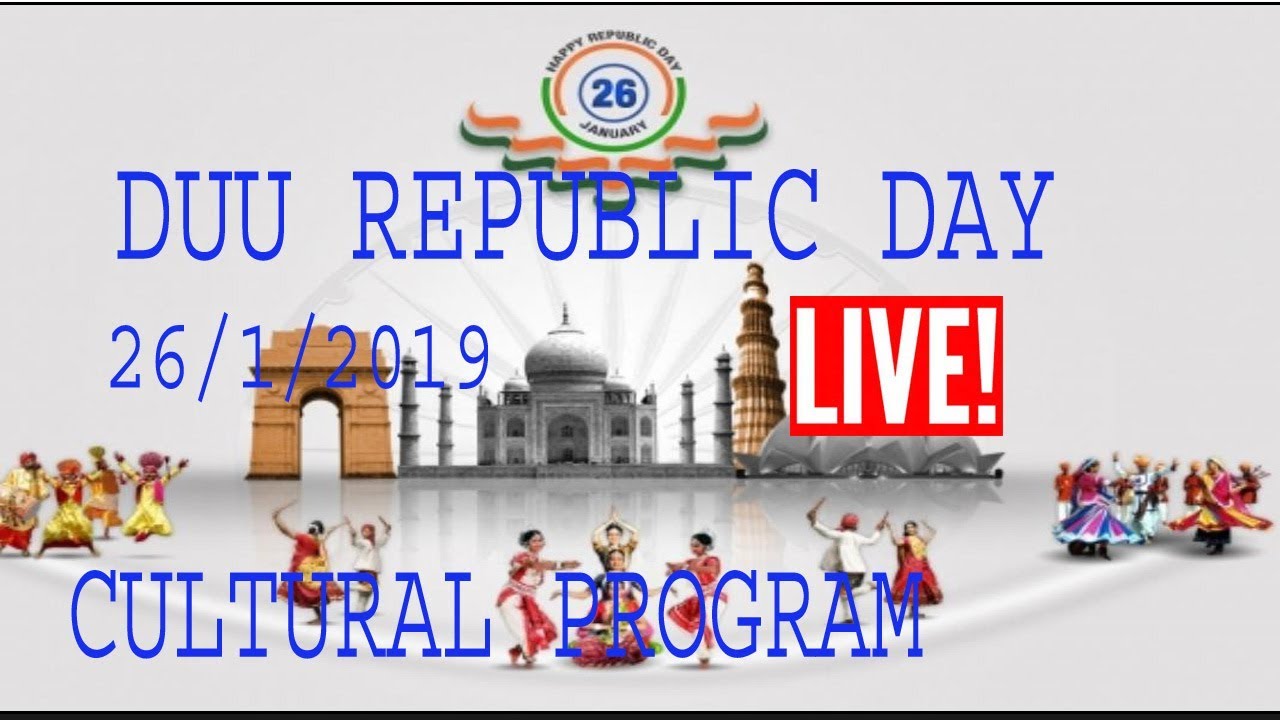 Live cultural program at diu ground on  26 january 2019  republic day by hemal rajput
