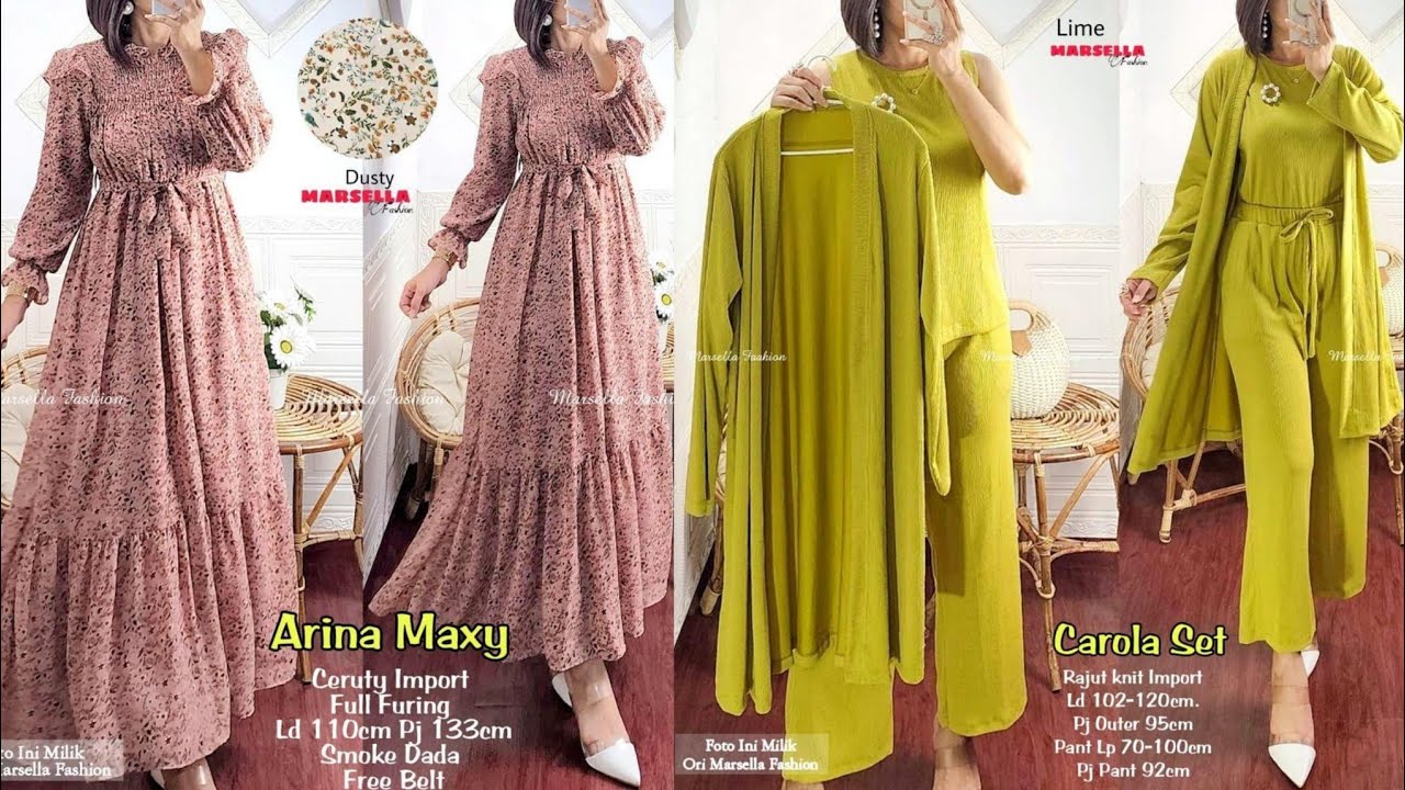 50 MODEL GAMIS TERBARU CANTIK DIPAKAI | MODEL SETELAN ONE SET TERLARIS