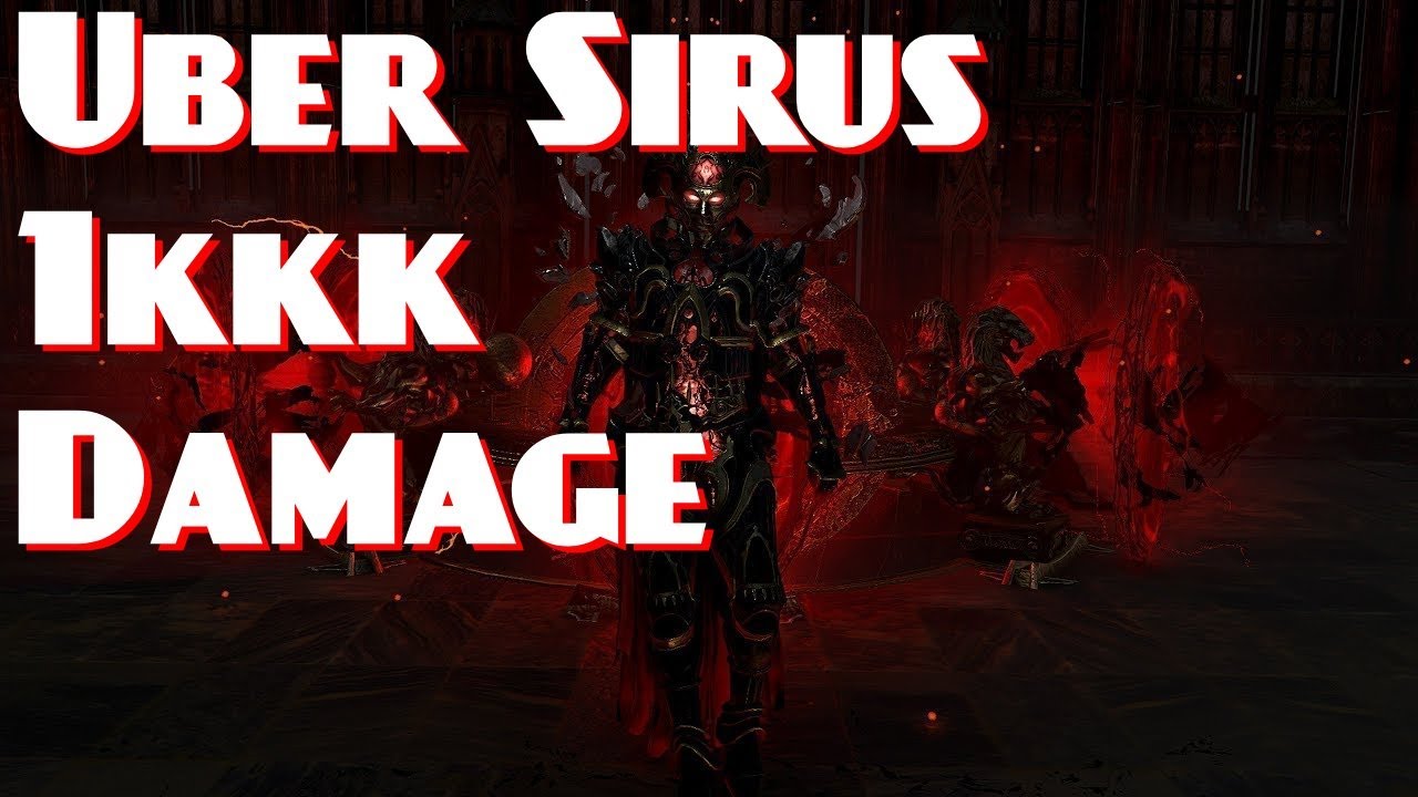 Devouring Totem Uber Sirus Fight 1bill 3.21 | Убийство Убер сируса с уроном в 1 миллиард 3.21