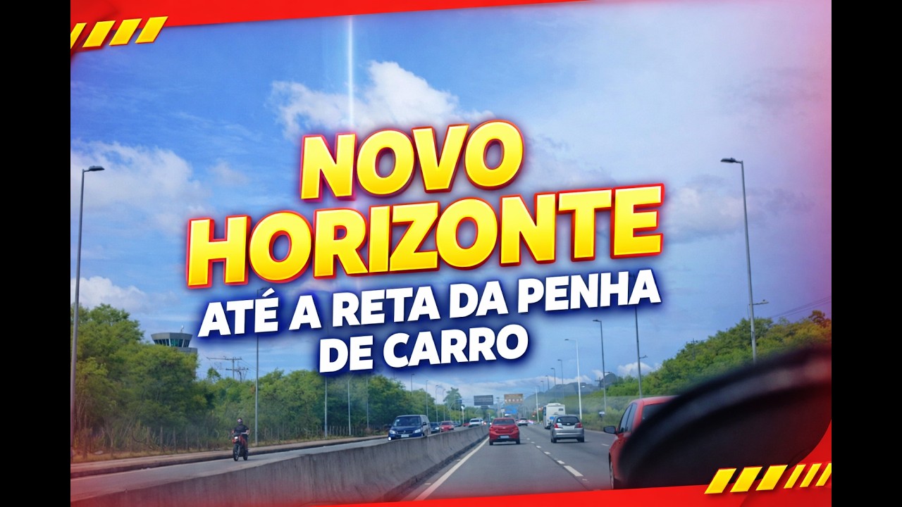 Novo Horizonte x Reta da Penha de carro - Road vídeo