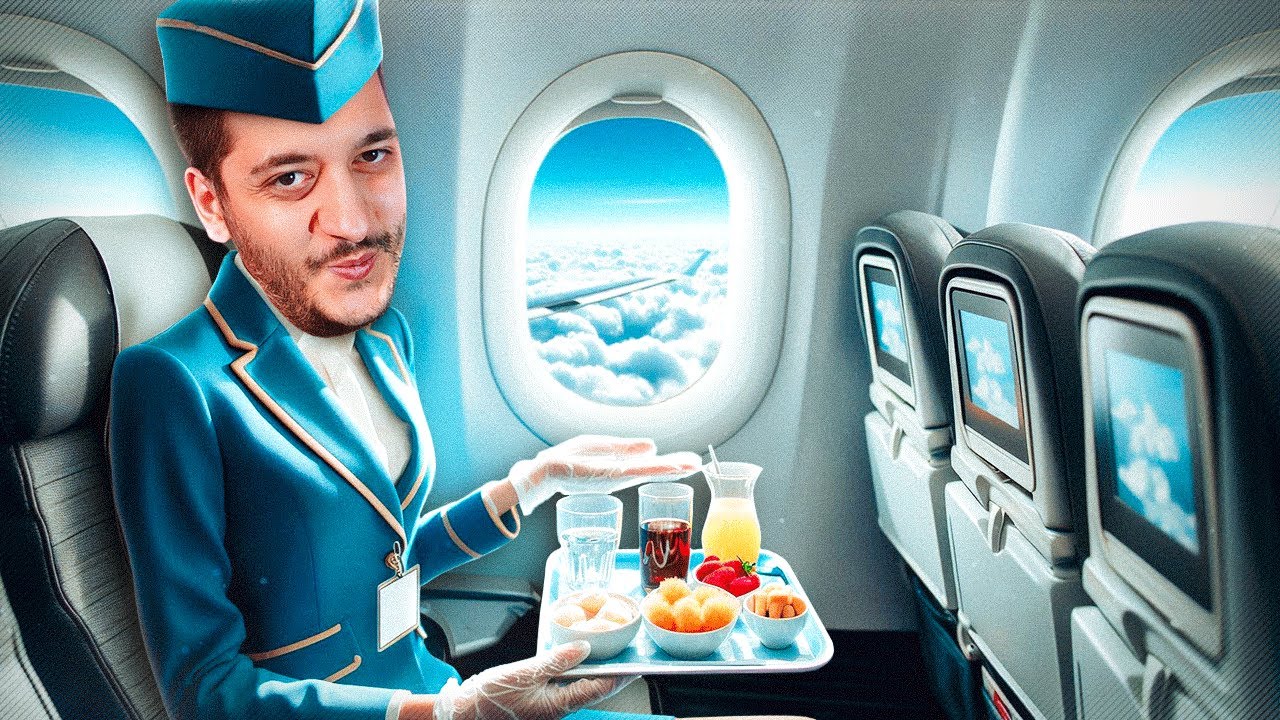 SONO DIVENTATO UN HOSTESS DI VOLO!!!