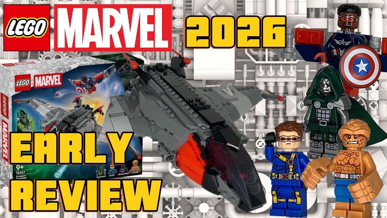 Обзор набора LEGO Avengers: Doomsday Quinjet 76347