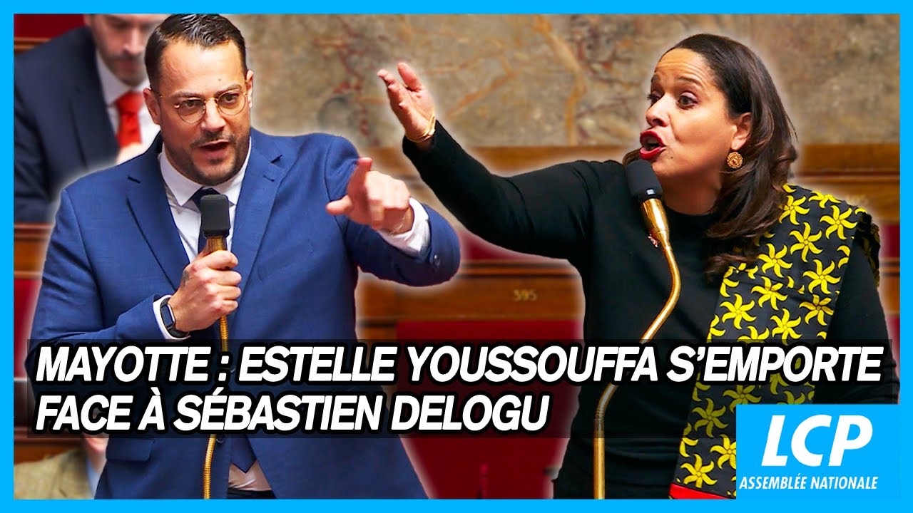 Situation à Mayotte : vive passe d'armes entre Estelle Youssouffa et Sébastien Delogu (LFI)