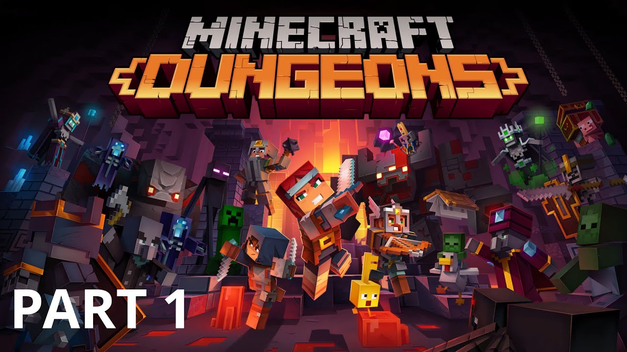 Minecraft Dungeons | Gameplay Walkthrough Part 1 | Started Game and Creepy Woods Mission !