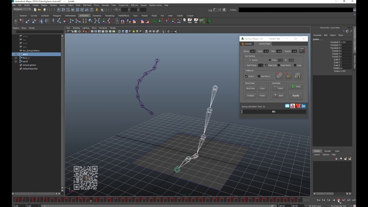 Spring Magic Tutorial: Inertia, Pose Match, Plane Collision
