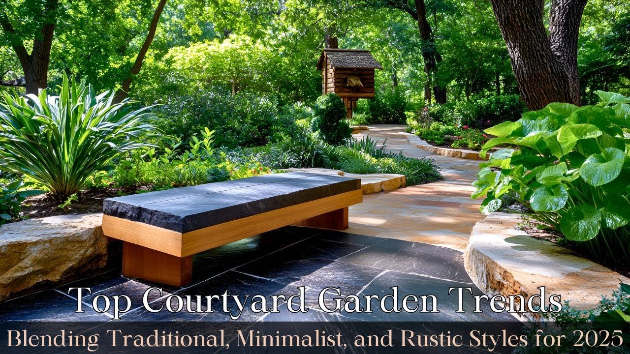 Top Courtyard Garden Trends: Blending Traditional, Modern Minimalist, and Rustic Styles for 2025