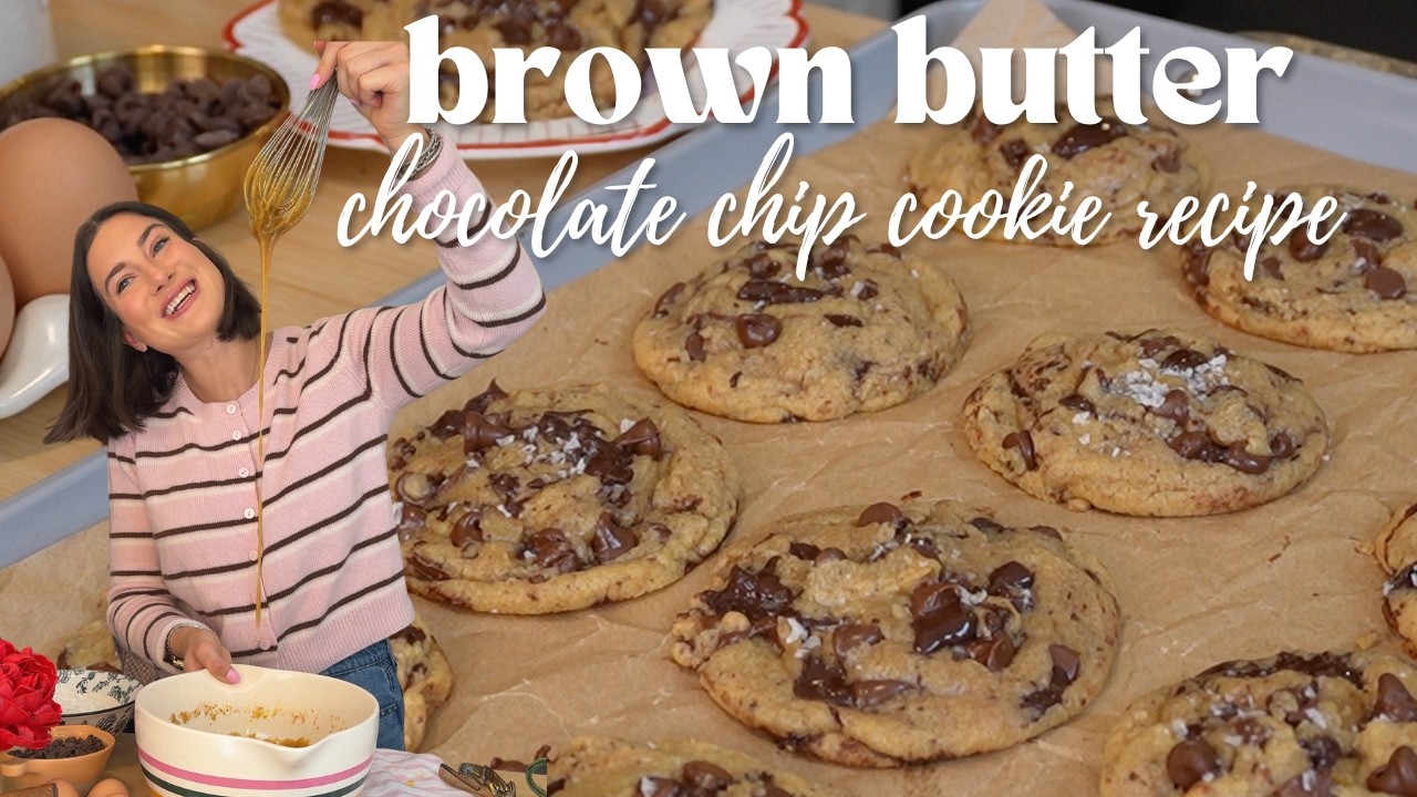 Brown Butter Chocolate Chip Cookies | Chewy Centers, Crispy Edges, Gooey Chocolate Puddles