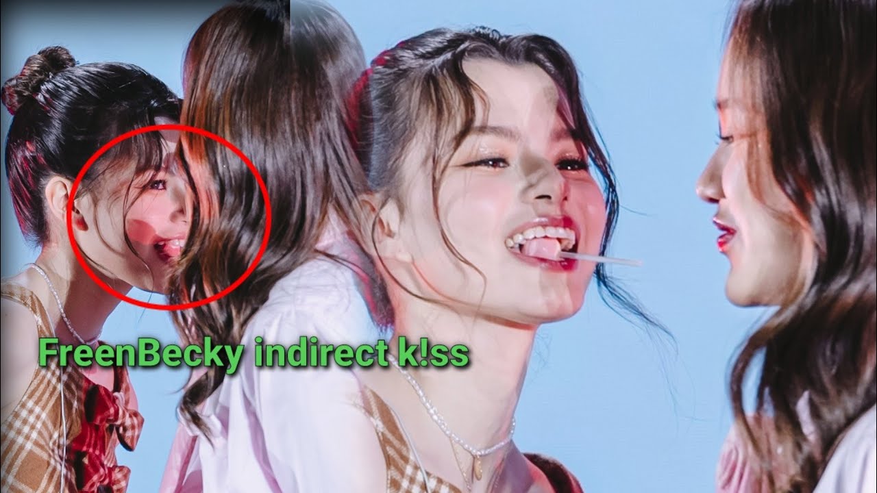Sweet Freen and Becky having an indirect k!ss at the Macau RealBond Fanmeet.