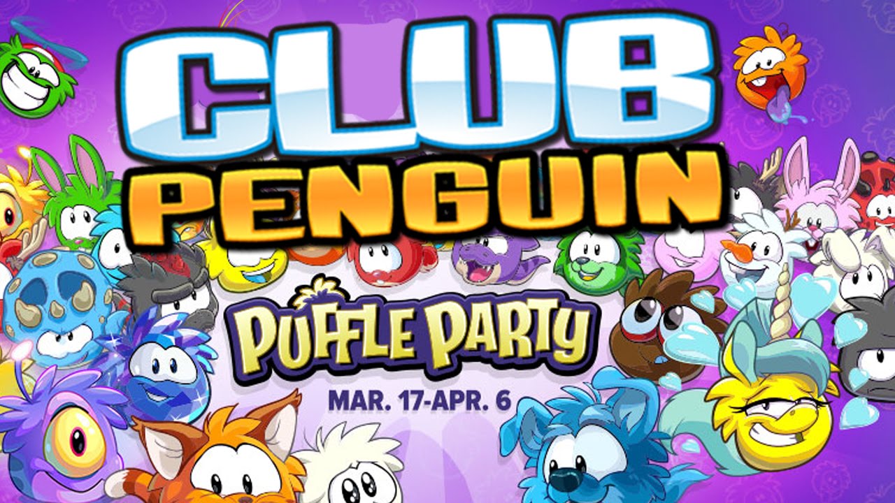 Puffle Party w/ Sqaishey! | Club Penguin