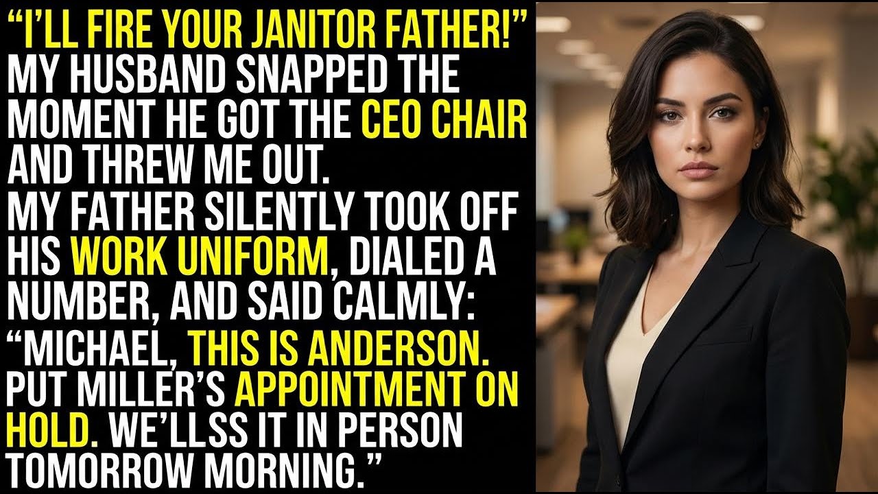 He Laughed: Your Dad Is Just a Doorman! Kicked Me Out — Next Morning He Faced Board of Directors