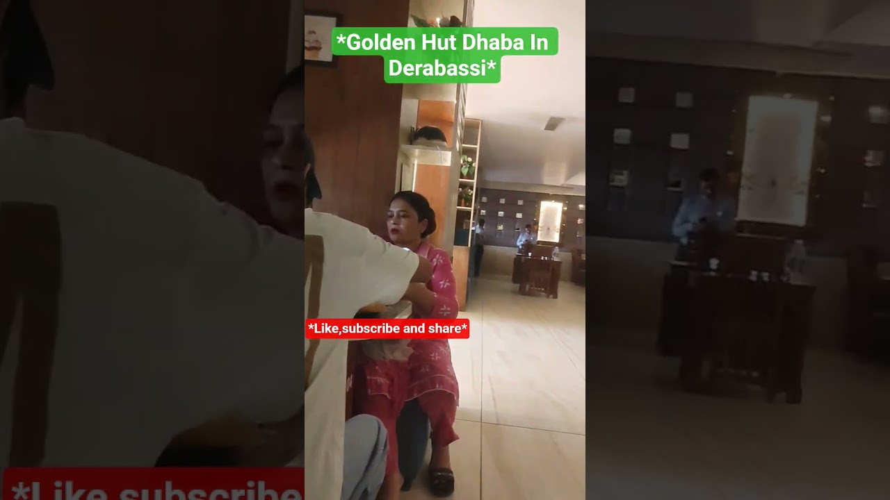 golden Hut dhaba#dera Bassi#viral Chandigarh highway#youtubeshorts