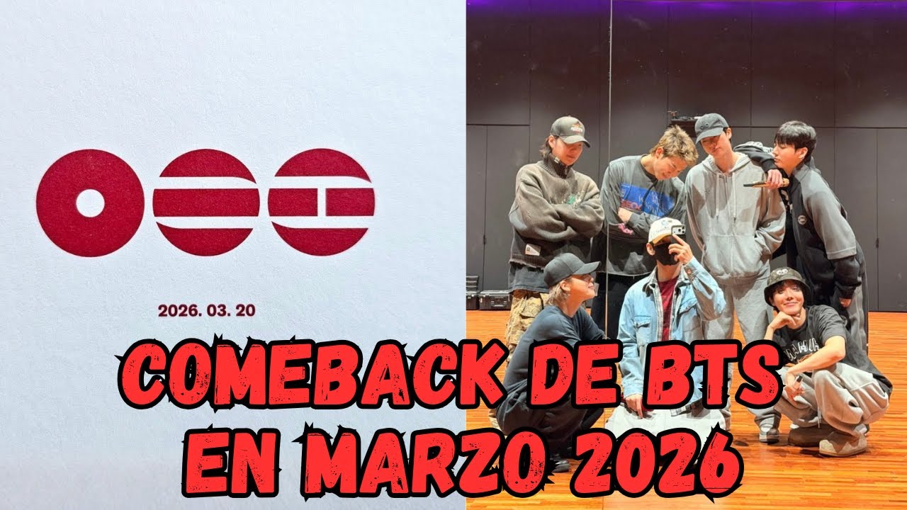 BTS SORPRENDIÓ A ARMY CON FECHA DE COMEBACK DE ÁLBUM: SERÁ EN MARZO DE 2026  💜
