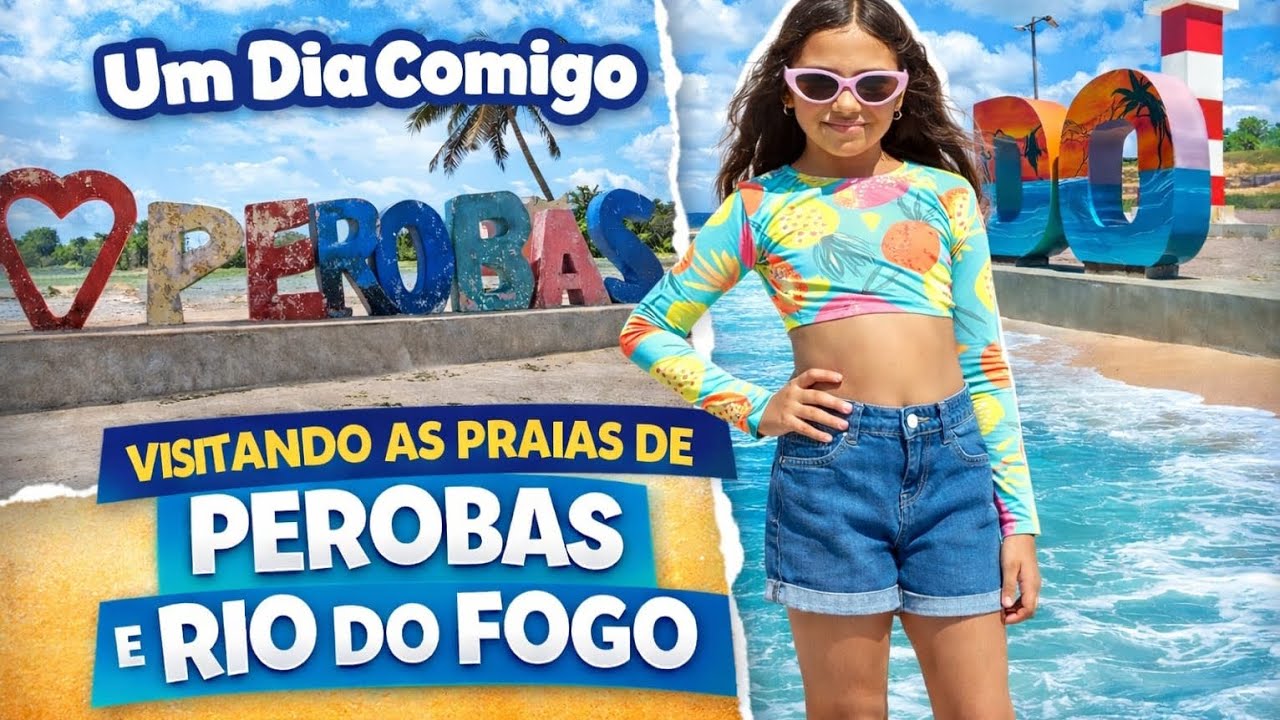 Um dia comigo, visitando as praias de Perobas e Rio do fogo #praias #familia 
