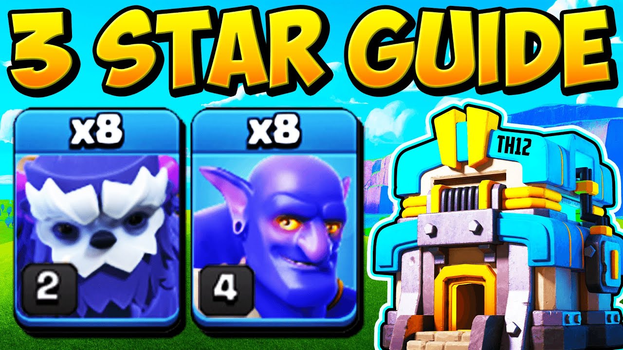 🔥 TH12 YETI ATTACK GUIDE 🔥 How to 3 Star with Yeti Smash at Town Hall 12 | TH 12 Strategy 2020