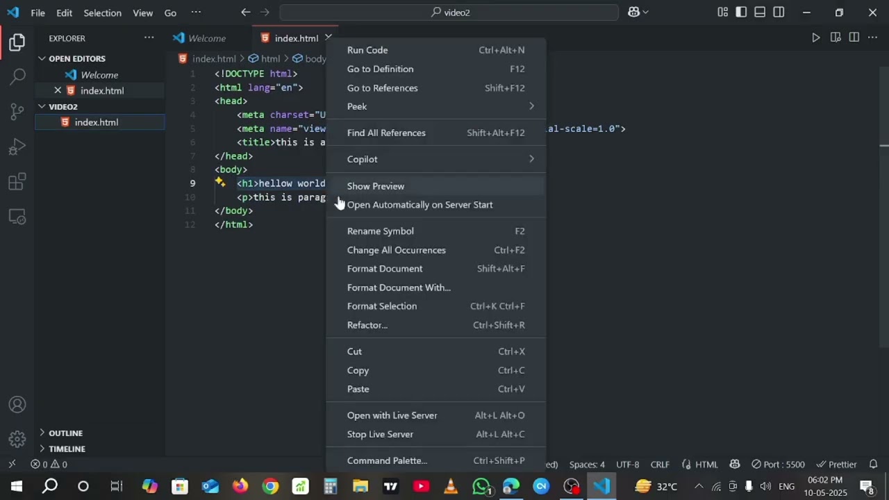 HTML Ka Basic Structure Samjh | Web Development for Beginners class.2 #music #kiyansh #coding #mms