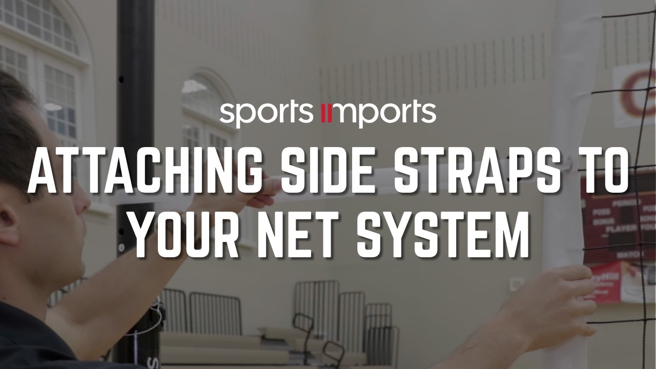 How to Attach Sports Imports Volleyball Net Tension Side Straps