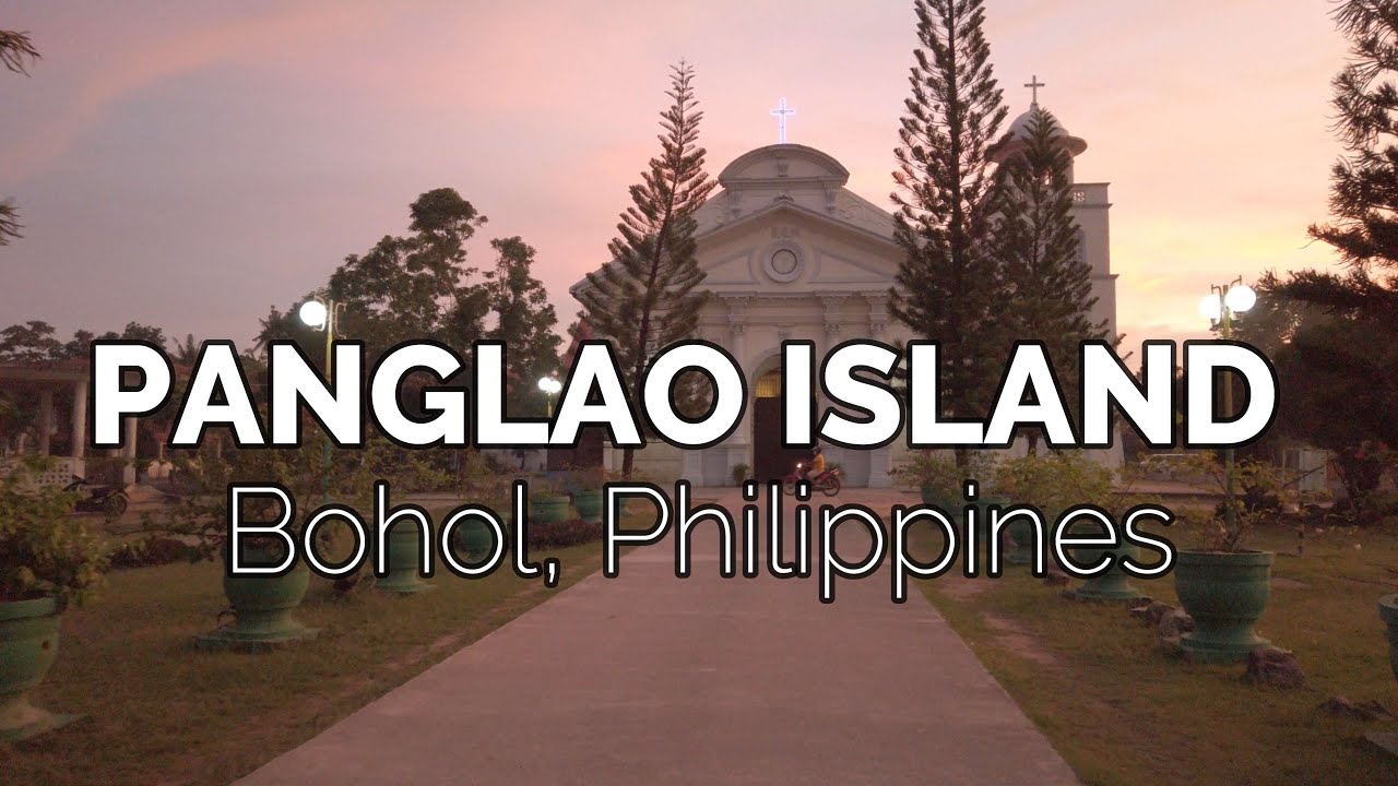 [4k] PANGLAO ISLAND, BOHOL, PHILIPPINES, SIMPLE AND HAPPY LIFE IN THE PROVINCE | WALKING TOUR