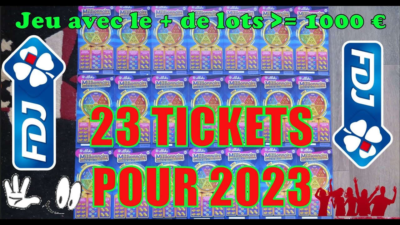 23 Millionnaire 🤞 Top Jeu des lots à + 1000 € FDJ Challenge 🙏