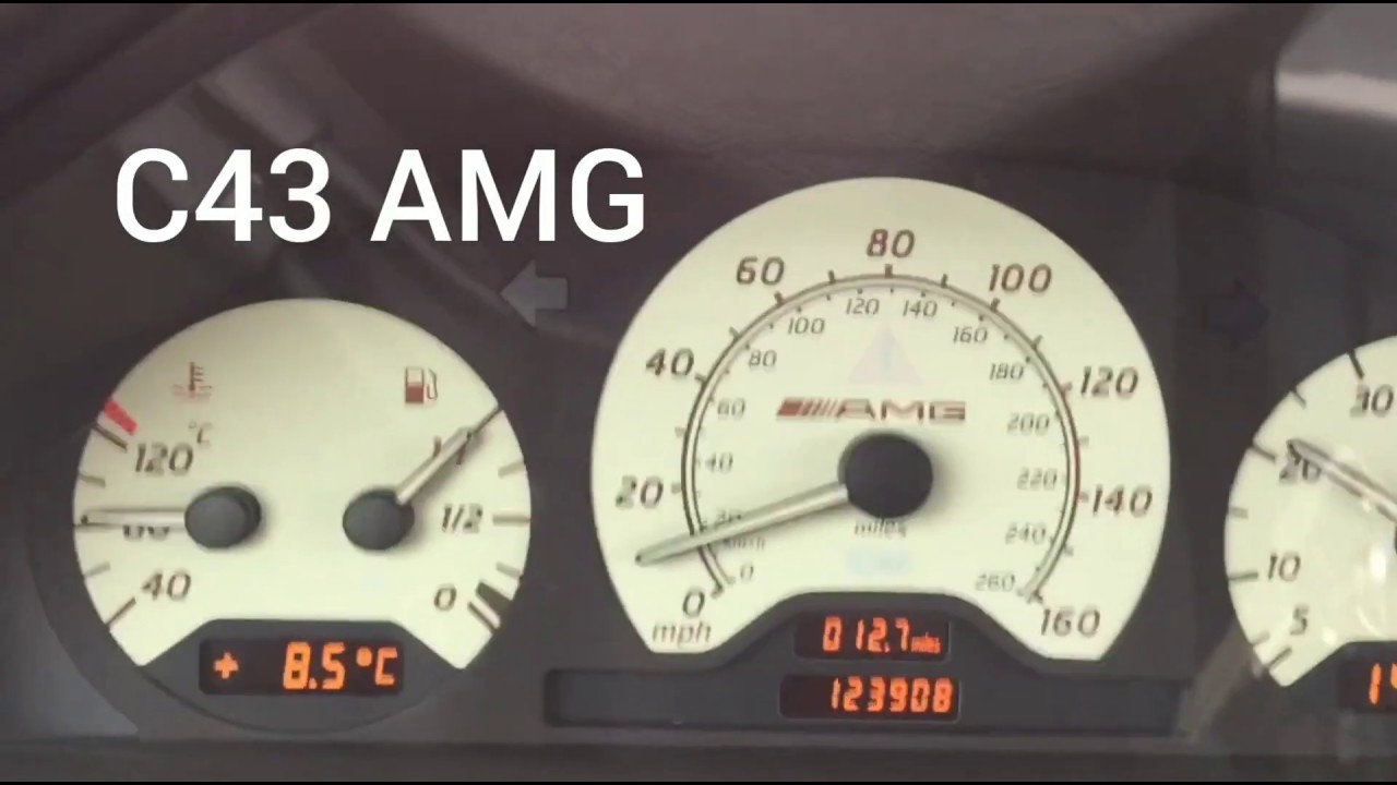 Mercedes-Benz C w202 Acceleration 0-100 km/h speed / C180 - C43 AMG / Gasoline engines
