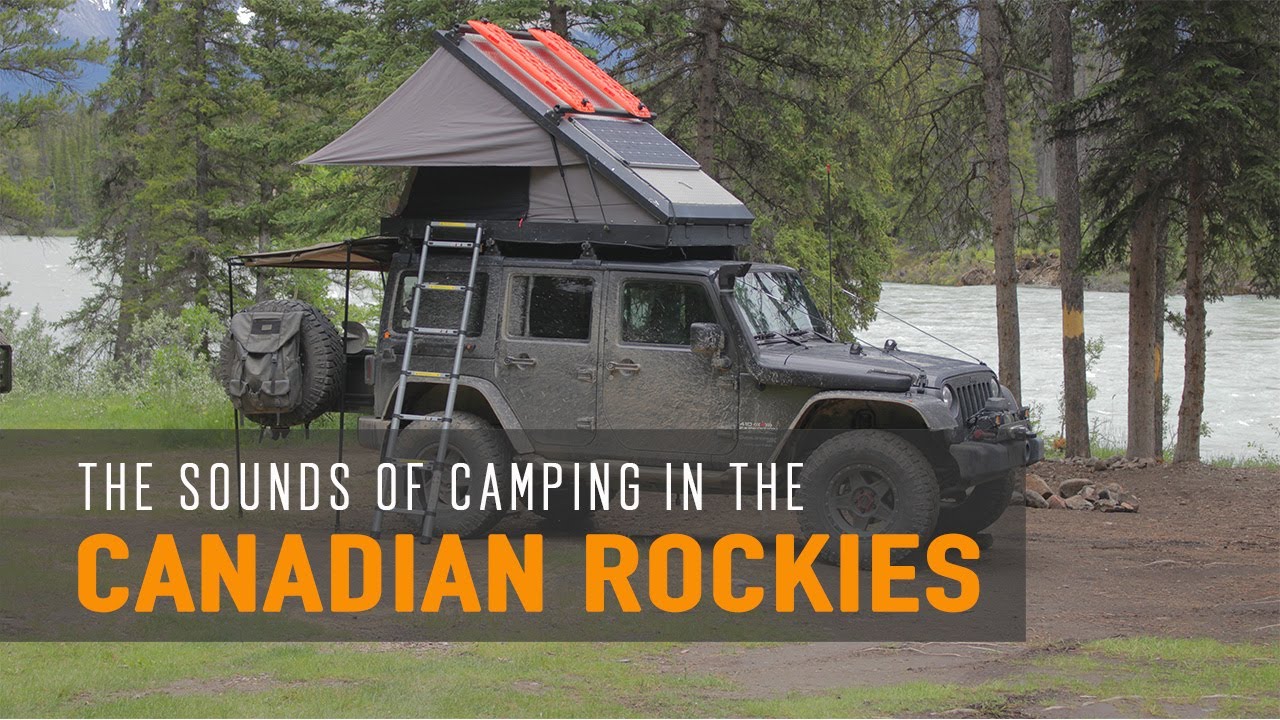 ASMR - The Sounds of Camping in the Canadian Rockies