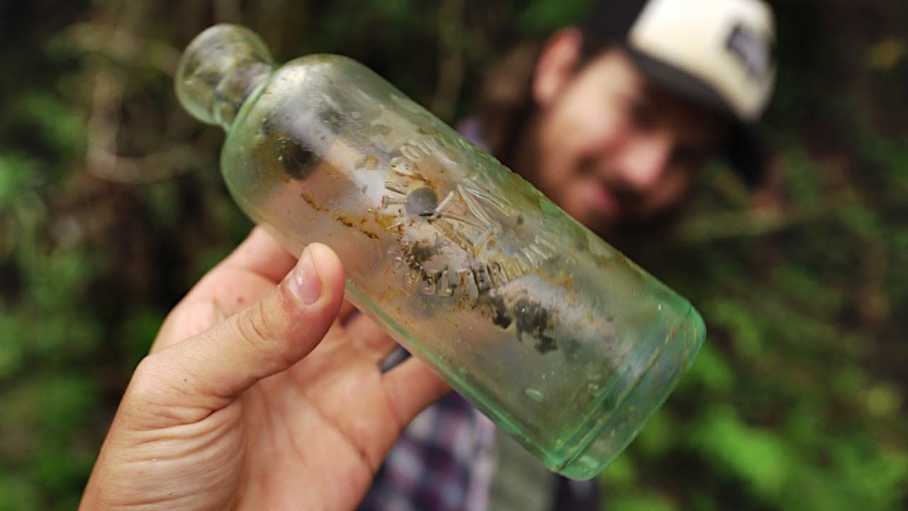 Antique Bottle Hunting with Bats, a Machete, Creepy Doll and More! An Urban Adventure