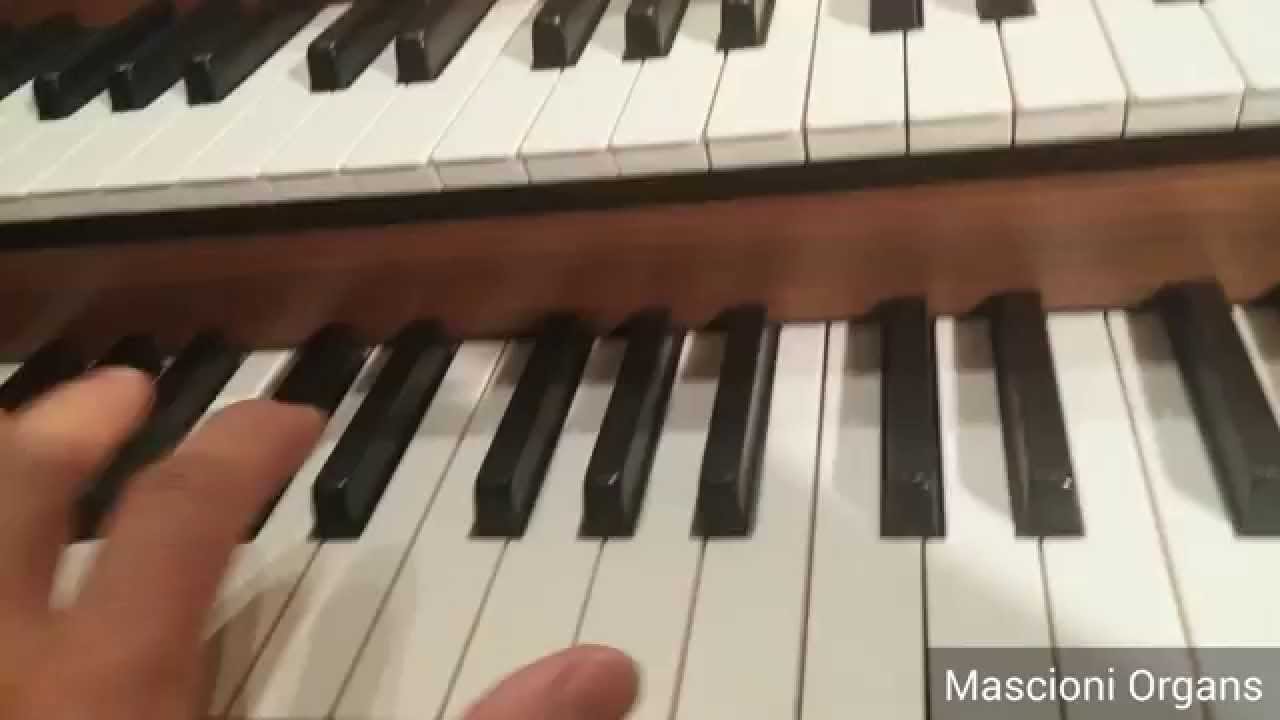 Mascioni Organs - Console's features