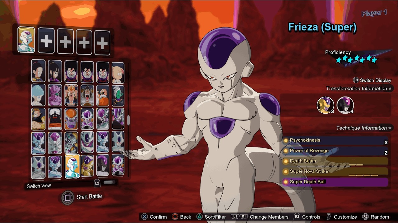 Dragon Ball Sparking Zero - Frieza (Super) VS Supreme Demon King Gomah