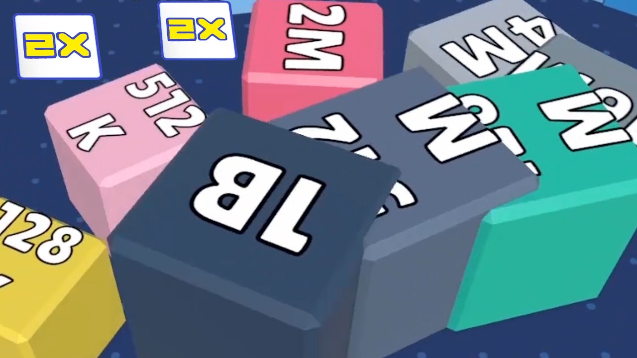 Cubes 2048.io Game HARD MODE🎲 How to play 🎲 Gameplay