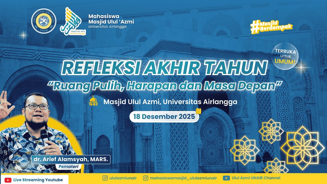 Refleksi Akhir Tahun: : “Ruang Pulih, Harapan, dan Masa Depan” - dr. Arief Alamsyah, MARS.