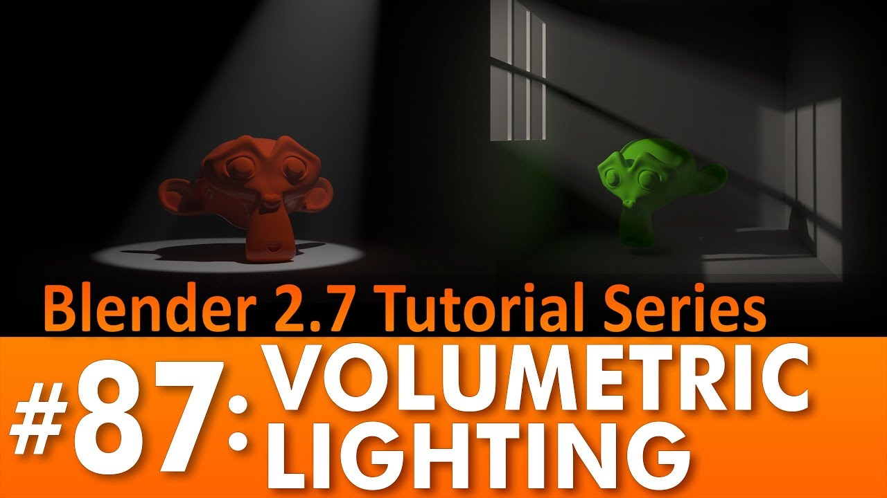 Blender 2.7 Tutorial #87: Volumetric Lighting in Cycles #b3d