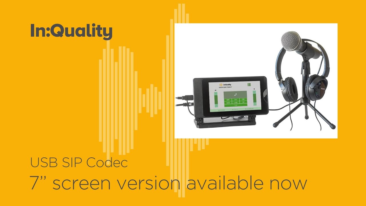 Learn about the new USB SIP Codec (Virtual NAB Show 2 - Mon 11am PDT)