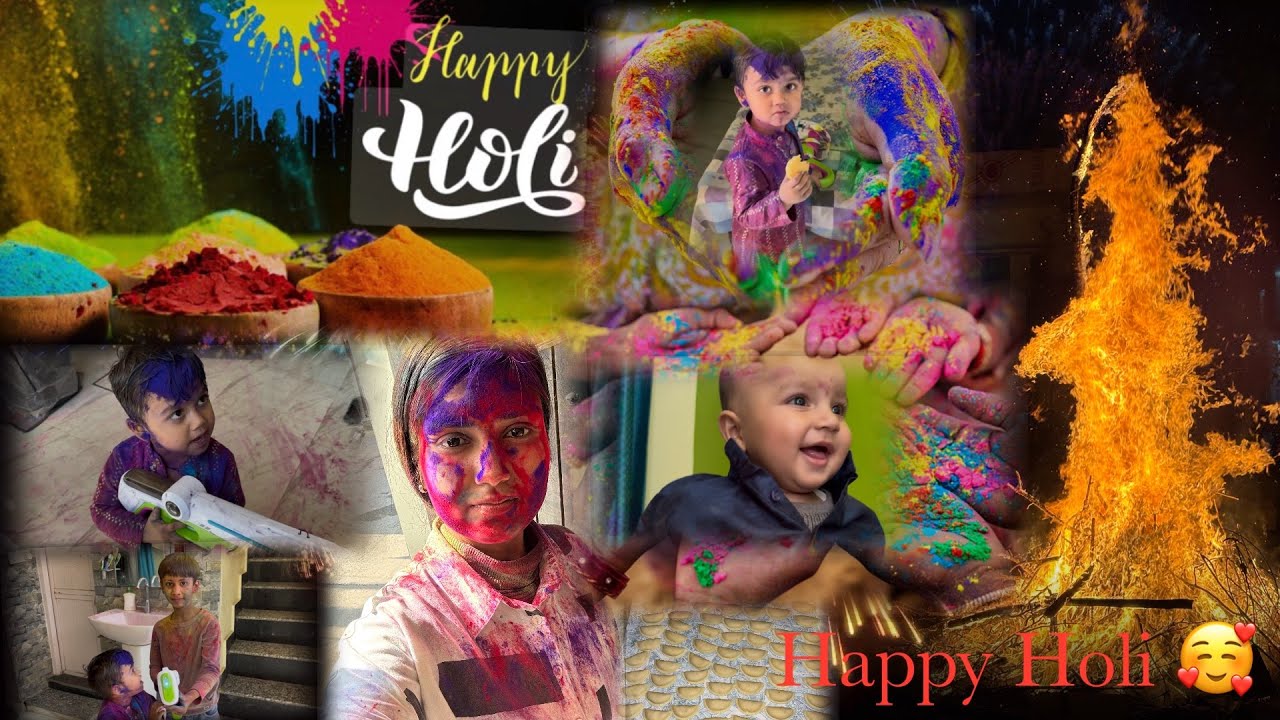 Happy Holi 2026🫟🥳🥰 #holispecial #masti #trending #holicolours #vlog 