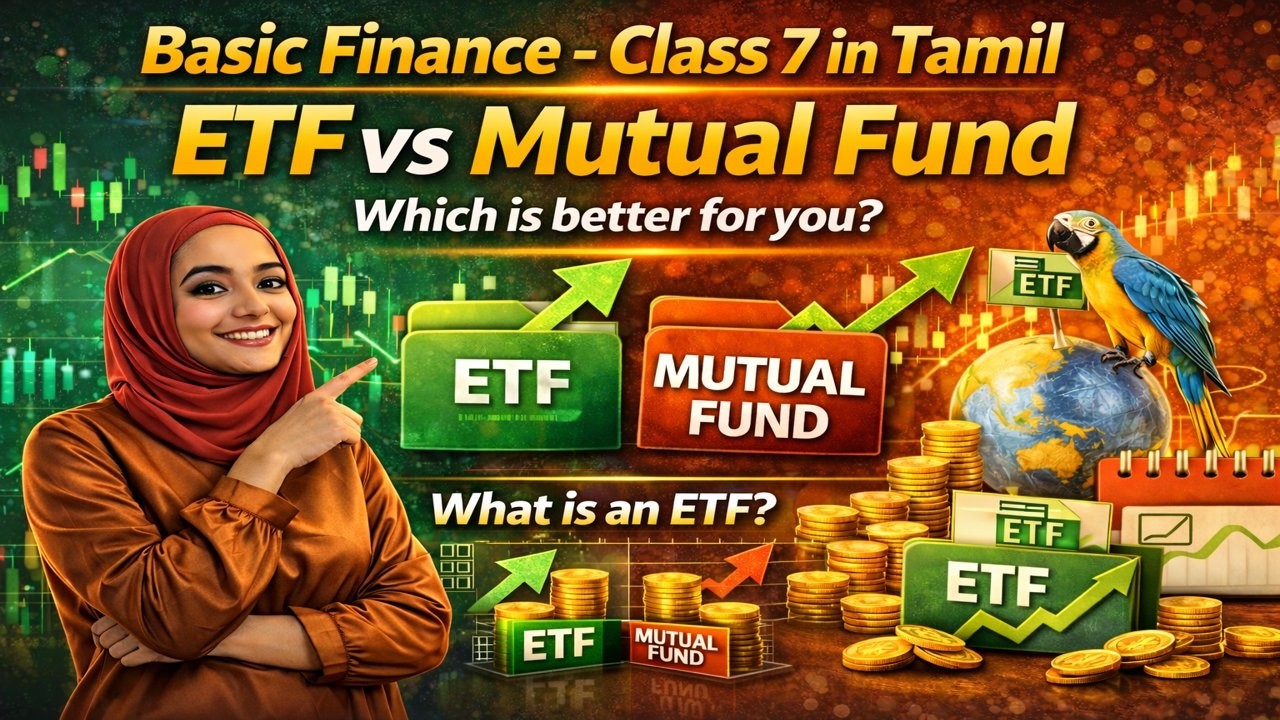 ETF vs Mutual Fund   Which is better for you  What is an ETF  Basic Finance   Class 7 in Tamil