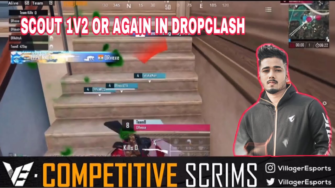 Scout 1v2 Again OR in Water city Drop Clash | Team Mavi domination in VE T1 SCRIMS |