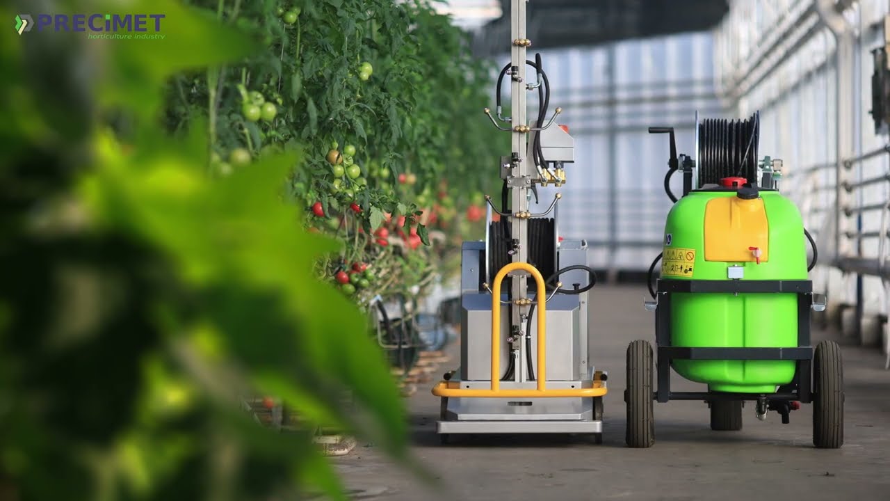 PS-300 high pressure sprayer + AST-25HR semi-automatic spraying trolley