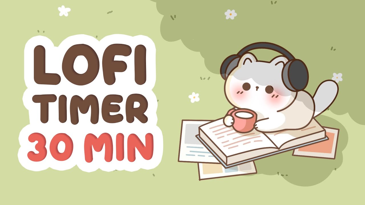 30 Minute Timer 🧸 Cute Pomodoro for a Calm Reset