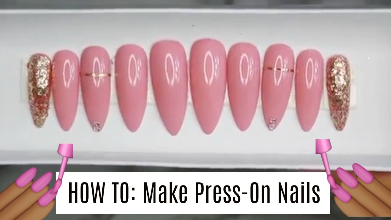 How To: Make Press-On Nails w/ Bling! | WatchCiWork