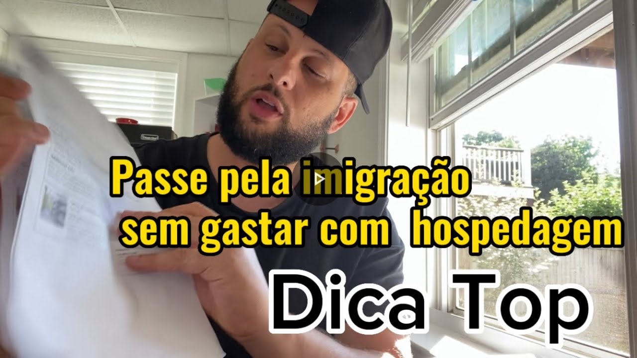 Passei pela imigra&ccedil;&atilde;o sem gastar com hospedagem ( segue dica)