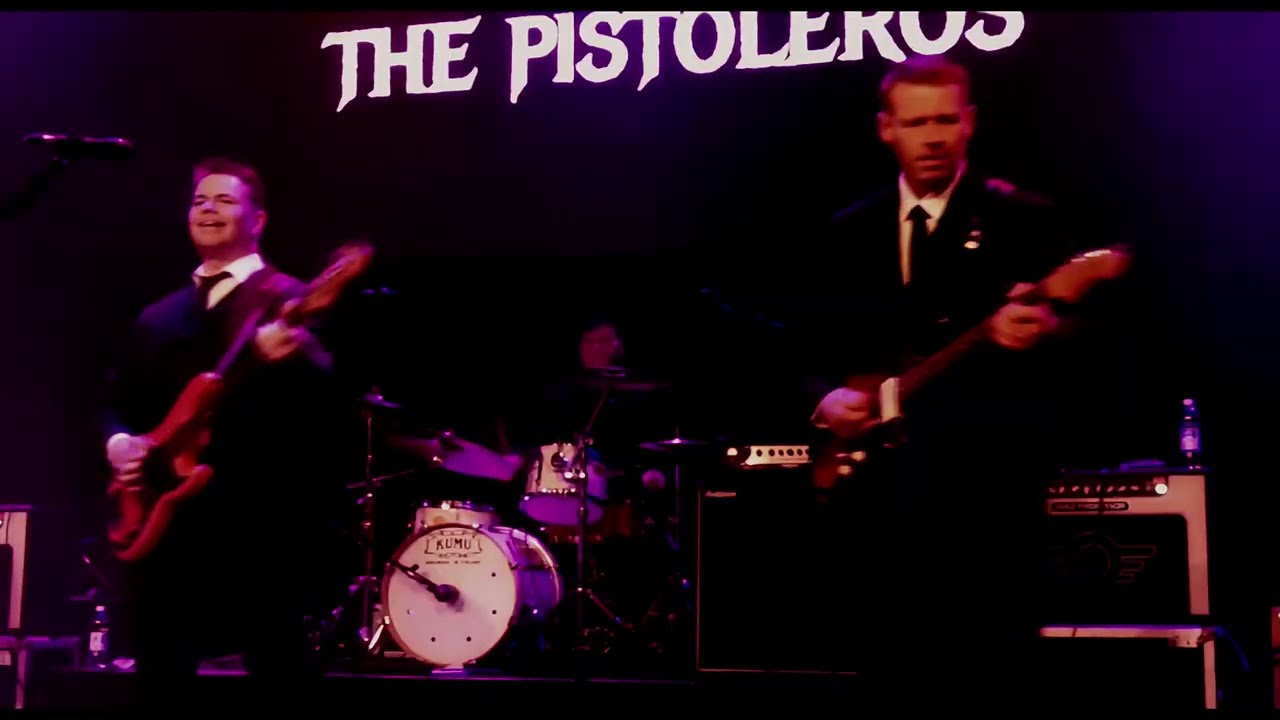 The Pistoléros - Dark Man, гитарная композиция (официальный музыкальный видеоклип) рок-н-ролл