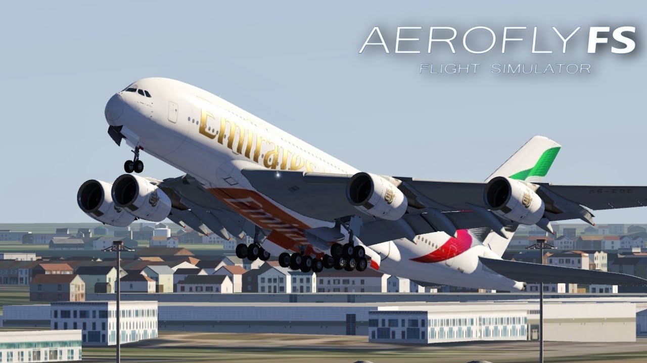 Amsterdam To Dubai | Airbus A380 | Aerofly Fs Global | The best mobile flight simulator