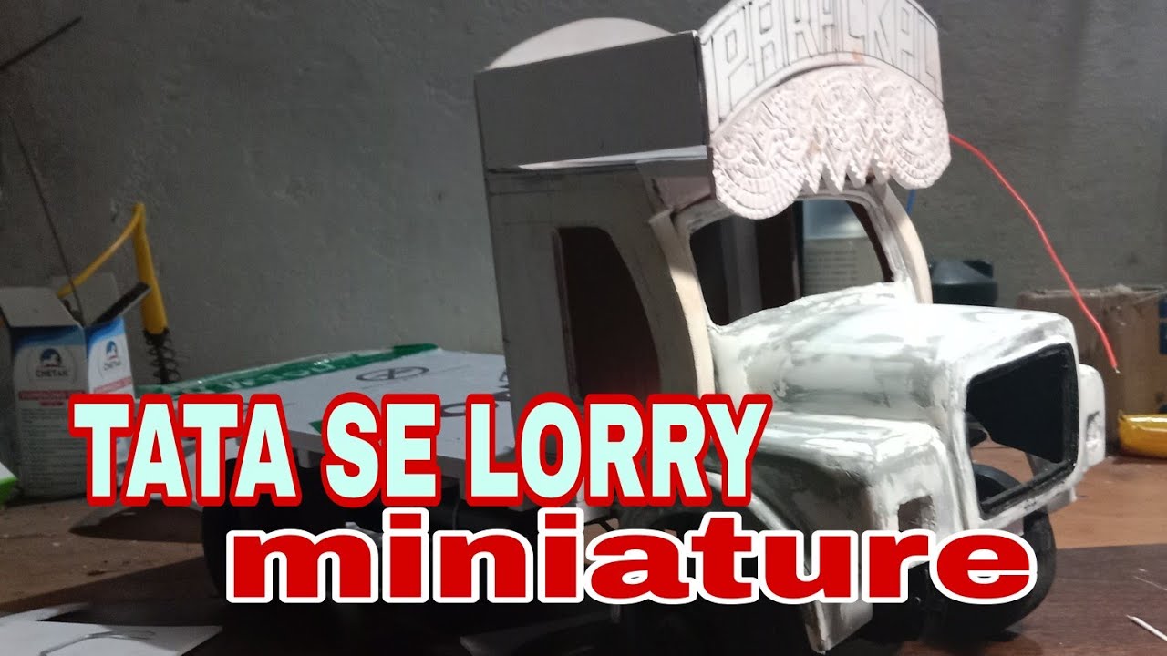 tata se lorry miniature full hand made anil miniature craft