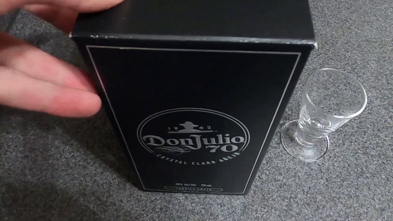 #246 Tequila Review: Don Julio 70th Crystal Claro Anejo! Best Tequila Under $70. Period.