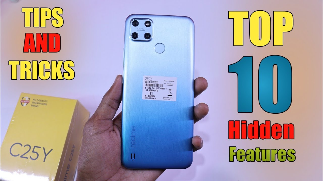 Realme C25Y Tips And Tricks | Top 10+ | Realme C25Y R Edition Hidden Features