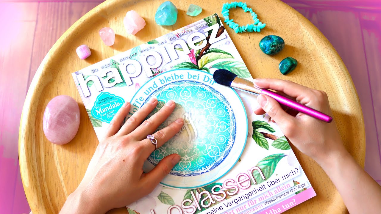ASMR HAPPINEZ MAGAZIN (EXTENDED VERSION) 🌊💓🌳☀️SUMMER VIBES & LOSLASSEN 🍹 MIT BRUSHING | GEFLÜSTERT