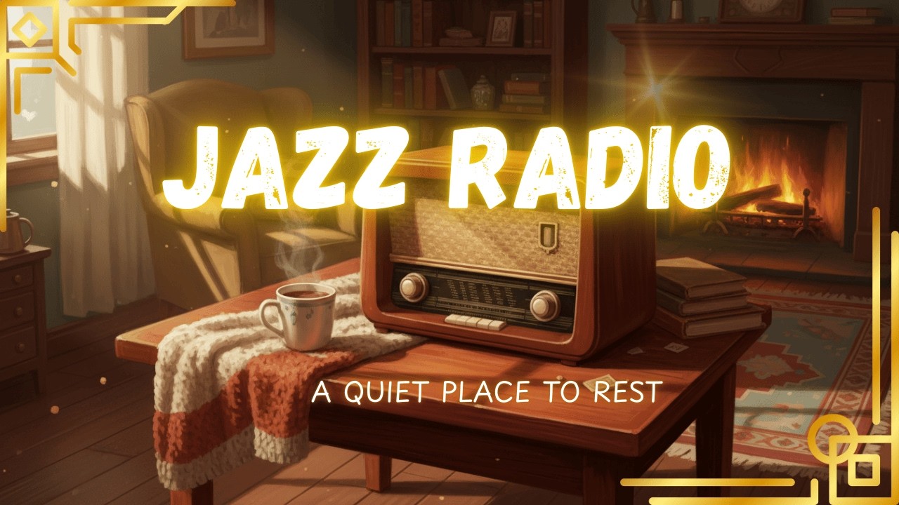 By the Glow of the Old Radio | Vintage Jazz LoFi | Relaxing Music [No Ads]