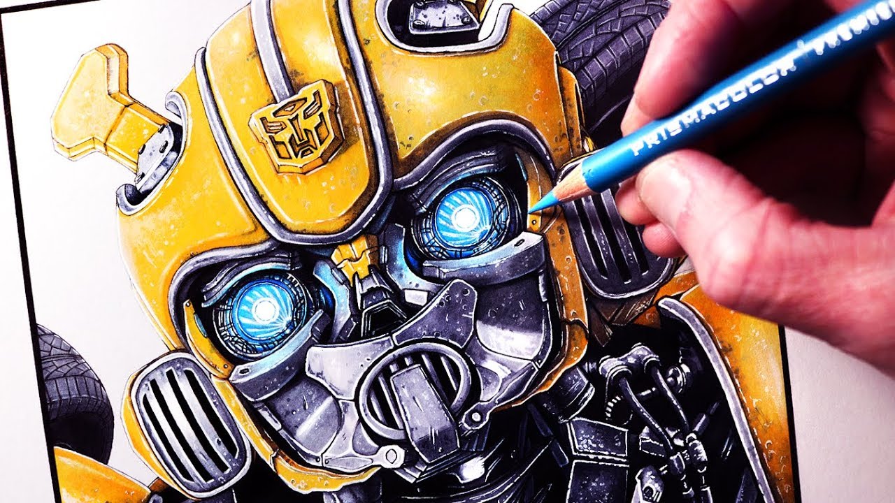 Let's Draw BUMBLEBEE - FAN ART FRIDAY